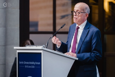 Max Puig llama en Berlín a fortalecer adaptación y financiamiento en Foro de Movilidad Climática