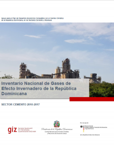 Inventario Nacional de Gases de Efecto Invernadero de la República Dominicana