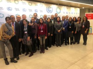 Parte de la delegación dominicana que participa en la COP24, que se desarrolla en Katowice, Polonia.